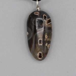 Ankara Tube Agate Pendant