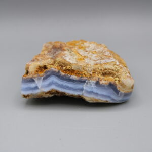 Blue Lace Agate Specimen Cut