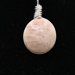 Peach Moonstone Pendant