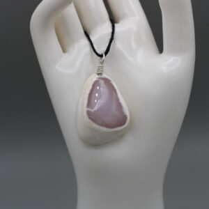 Pink Chalcedony Pendant