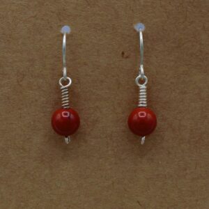 Red Jasper Dangle Earring